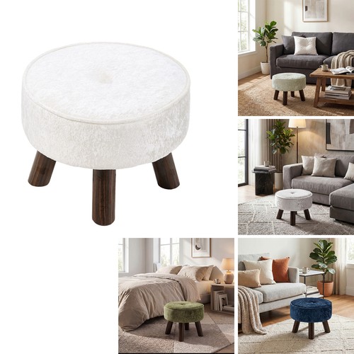 Round footstool footrest - footstool,