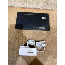 Huawei HG633 TalkTalk Broadband Modem Router Wireless 4x-RJ45 Port with Adapter