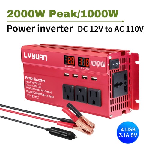 1000w 2000w 12v ac 110v - dc,