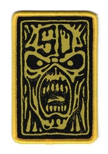 Iron Maiden - Official - IM 50th Anniversary Logo - Woven Patch - Yellow Eddie