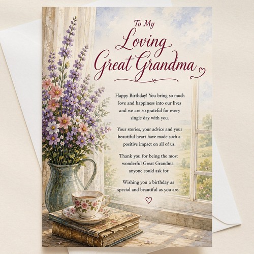 Loving great grandma - my,
