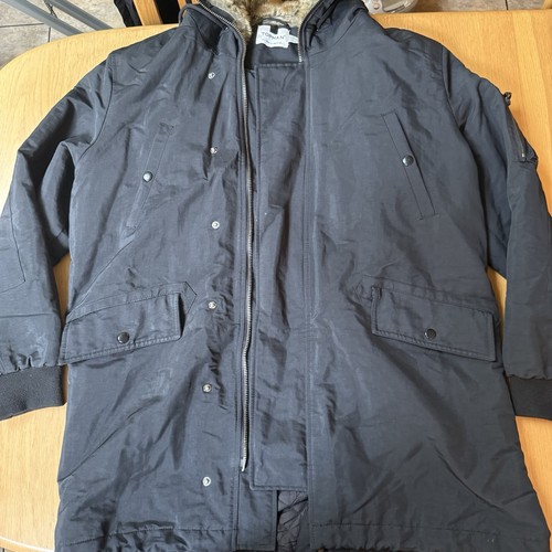 Topman parka jacket faux - parka,