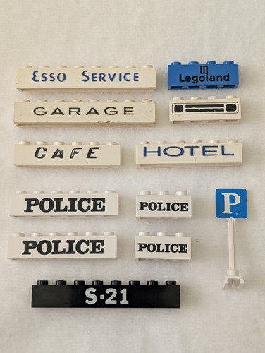 Vintage lego printed blocks - lego,