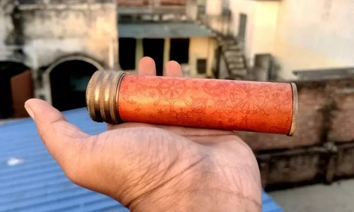 Antique kaleidoscope brass - kaleidoscope,