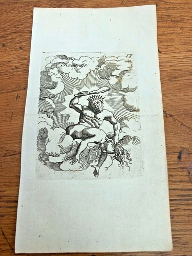 Original 1750 small woodcut - 1750,