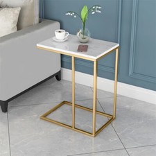 Solid Real Marble End Table