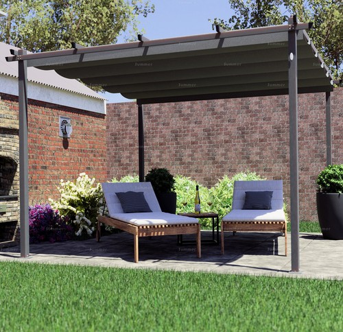 Aluminium pergola retractable - pergola,,
