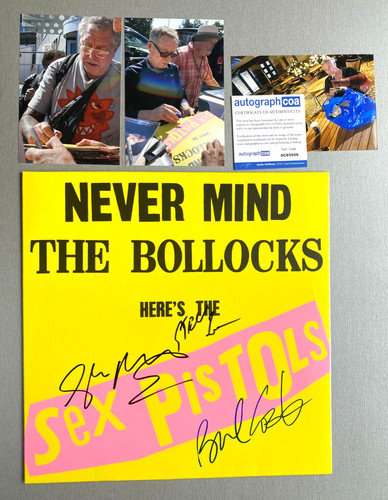 Sex pistols person signed - in-person,