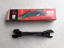 Vintage set TW WILLIAMS SUPERSLIM H type open ended spanners Whitworth BSF