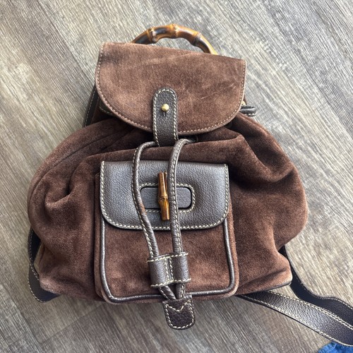Auth vintage gucci - gucci, backpack