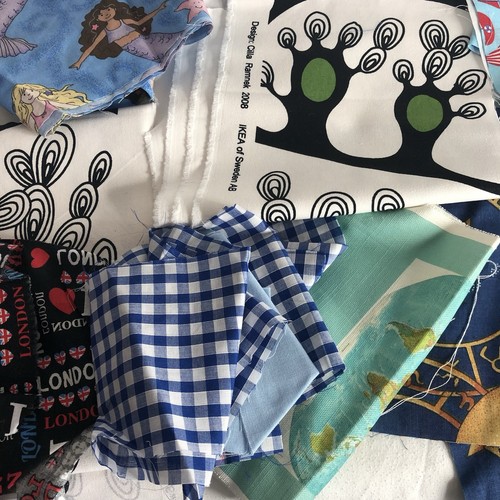 Fabric offcuts cotton - fabric,