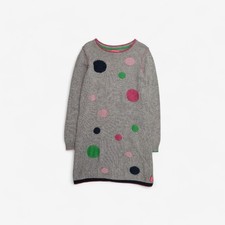 White Stuff, Grey Spotty Sweater Dress, 9-10 Years 123443M/1