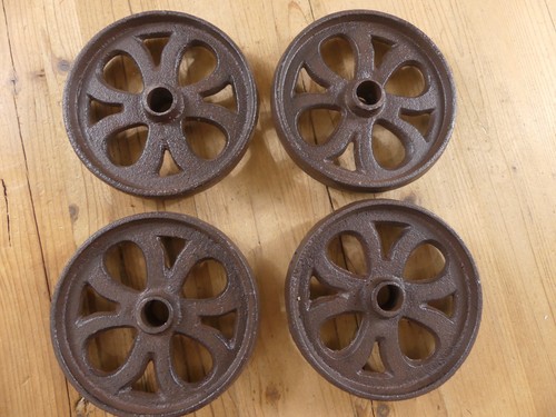 Cast iron wheels - iron, cart