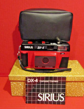 Sirius DX-4 Lens Compact 35mm Vintage Retro Red Camera Working Made In Japan (R)