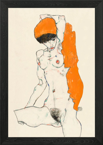 Egon schiele framed wall - egon, art