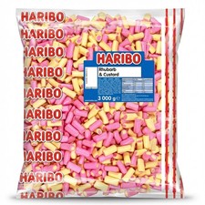 3kg haribo rhubarb custard - haribo,