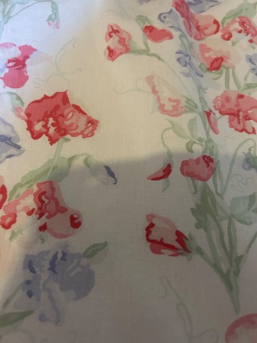 Pair vintage lined curtains - lined,