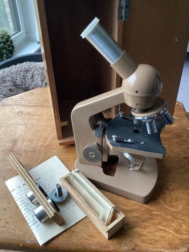 Vintage starter microscope - vintage,
