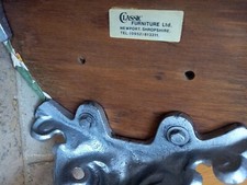 1960's Stool Classic Furniture England Cast Iron Foundry Leg Base Retro Pub Seat