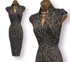 Karen Millen Wool Tweed Grey