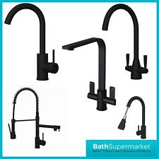 Black Kitchen Sink Tap Mono