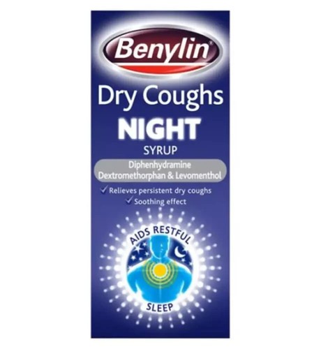 Benylin dry cough night - cough, syrup