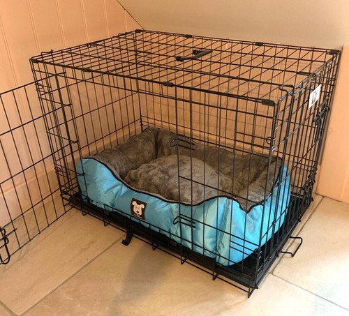 Folding metal dog cage mr - metal,