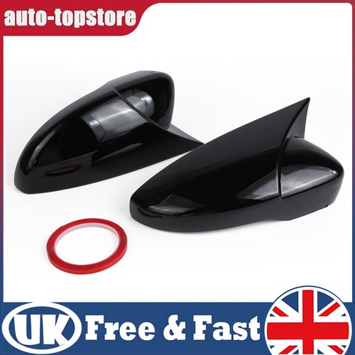 Pair gloss black door wing - gloss,