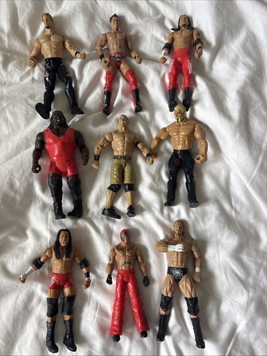 Wwe mattel action figures - action,