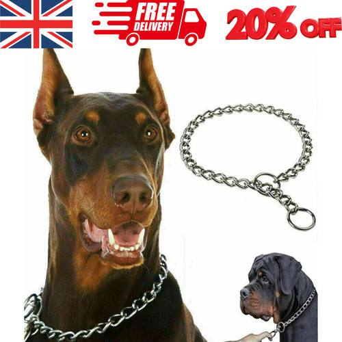 Stainless steel dog choke - steel,
