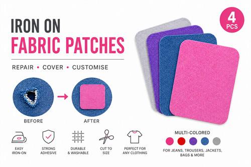 4pcs iron fabric repair - iron,