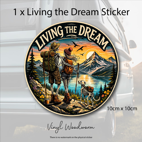Van life sticker - sticker, decal