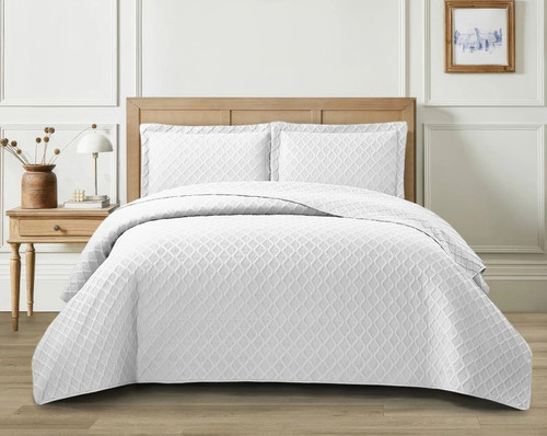 Pcs diamond check - pcs, quilted
