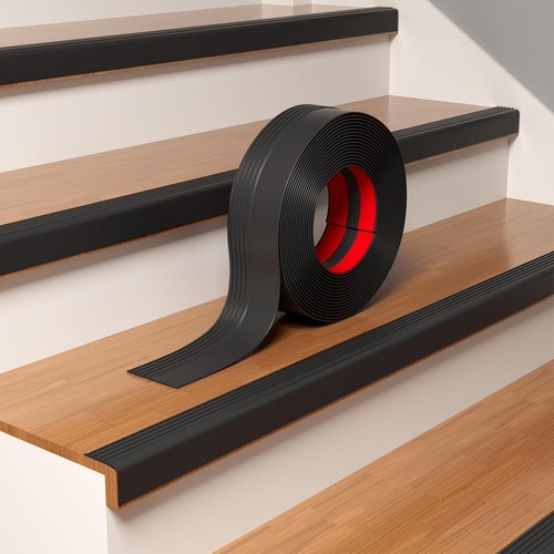 Rubber stair nosing self - nosing,