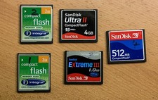 Job Lot – 5 Compact Flash