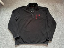 Spyder black fleece size large