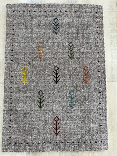 Handmade gabbeh wool rug - handmade,