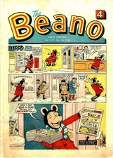 vintage UK comic THE BEANO