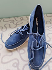 NEW TIMBERLAND GREENSTRIDE A2G71 LEATHER BOAT DECK SHOES, UK 6.5