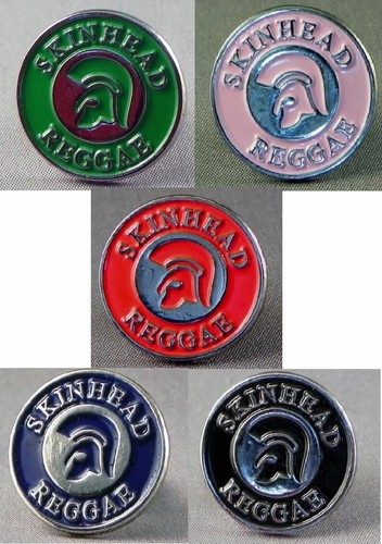 Skinhead reggae pin badges - reggae, badges.