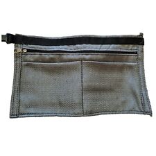 Faux Carbon Fiber 4 pocket Market Trader Money Belt Pouch Adjustable Strap