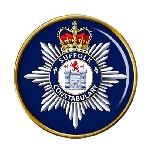 Suffolk constabulary pin - constabulary,