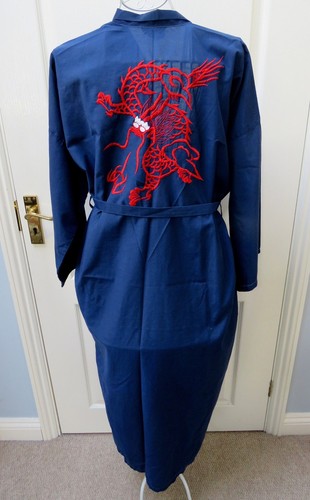 Kimono robe size blue - kimono, dragon