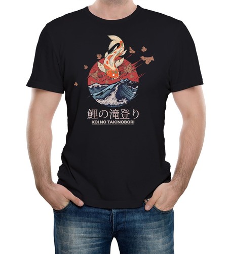 Mens japanese koi carp - japanese,