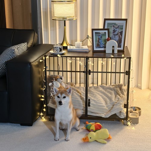 Upgraded transparent glass dog - glass,