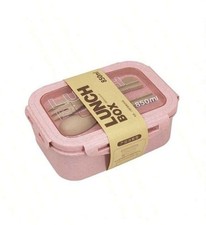 Lunch Box with Cutlery Set &