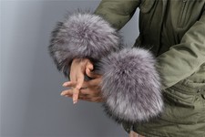 Faux Fur Arms Gloves
