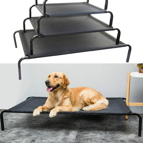 Elevated dog bed with - elevated,