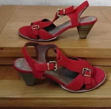 M&S FootGlove Sandals Red