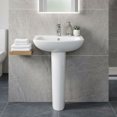 450mm round ceramic wash basin - round,